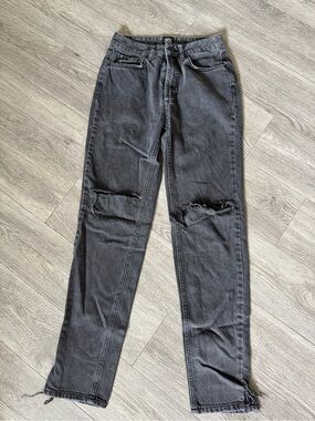 BDG Black Skinny Jeans with Knee Rips